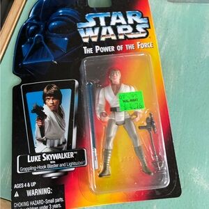 Star Wars Luke Skywalker Figure with White and Gray Outfit
